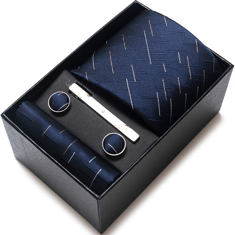 Men's Business Professional Tie Formal Jacquard Yarn-dyed