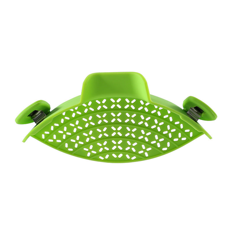Kitchen Gadgets Silicone Pot Side Strainer