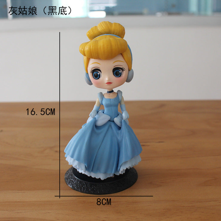 Baking Cake Decorative Ornaments 2nd Generation Princess Elsa Princess Anna Hand-made Model Scene Decoration