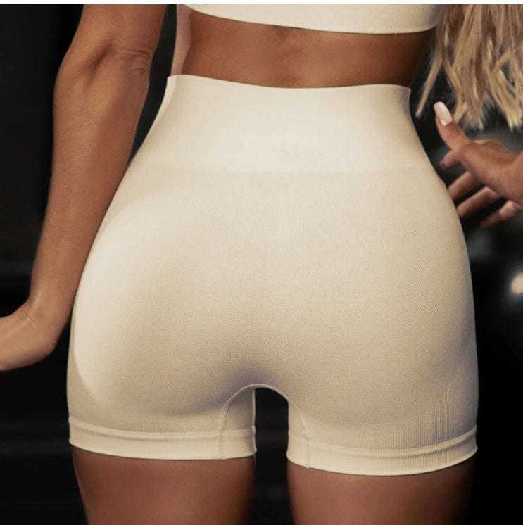 Women Sexy yoga suit short set sleeve