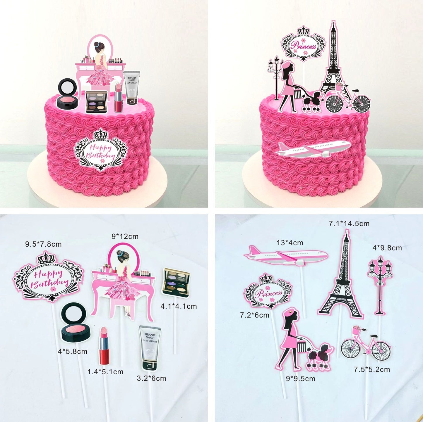 Baking Birthday Cake Decoration Romantic Dessert