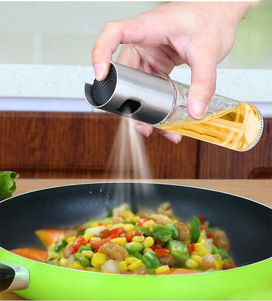Kitchen BBQ Healthy Kitchen Cooking Oil Vinegar Spray Bottle