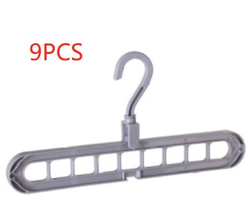 Home 9-hole Clothes Hanger Organizer Space Saving Hanger