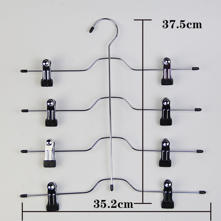 Home multi-layer skirt clip pants rack pants clip hanger
