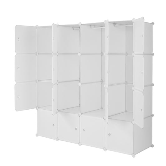 Home 16 Grid 4Level Cube Wardrobe