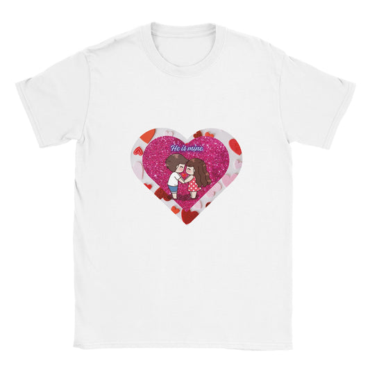 Classic ME Cute Couple Valentine Ladies T-shirt