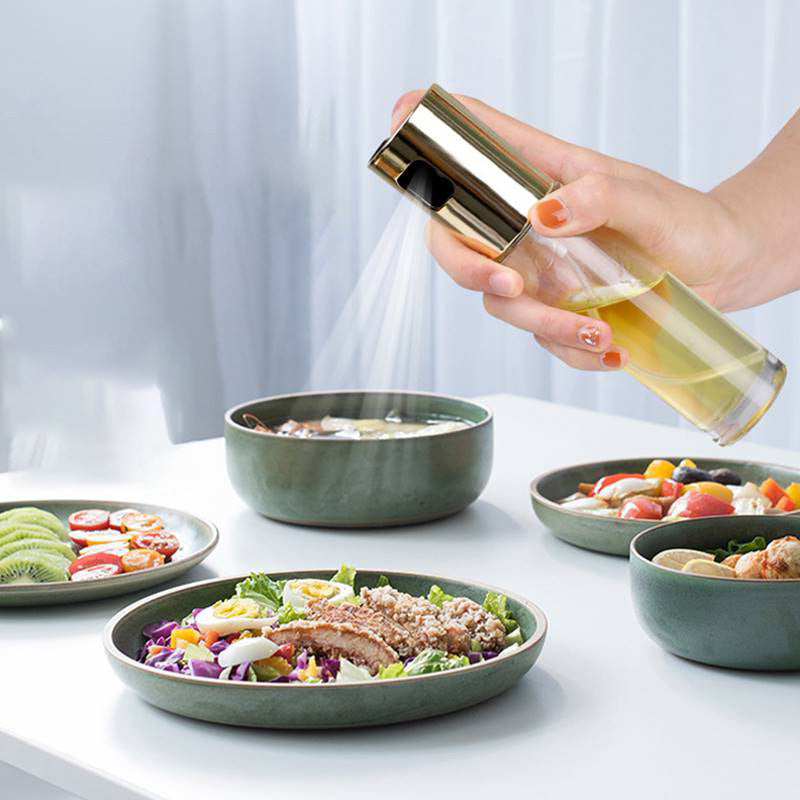 Kitchen BBQ Healthy Kitchen Cooking Oil Vinegar Spray Bottle