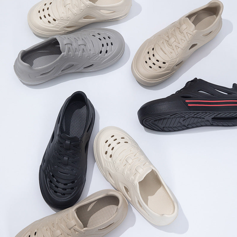 Men's Outer Wear Hollow Beach Shoes Breathable