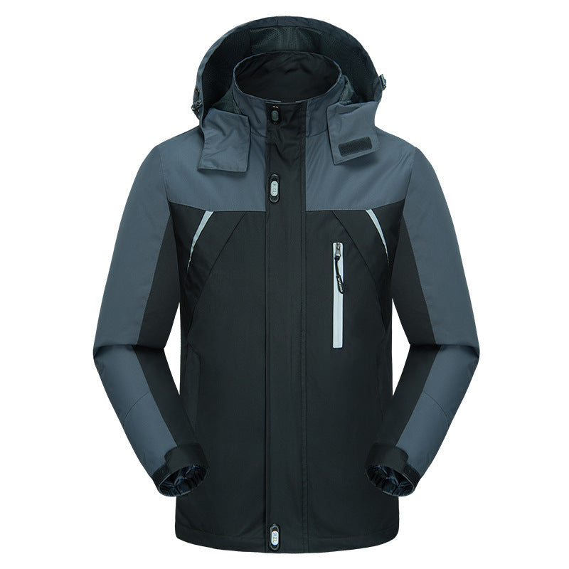 Men's clothing waterproof, waterproof, breathable and wear-resistant jacket