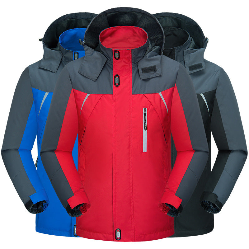 Men's clothing waterproof, waterproof, breathable and wear-resistant jacket