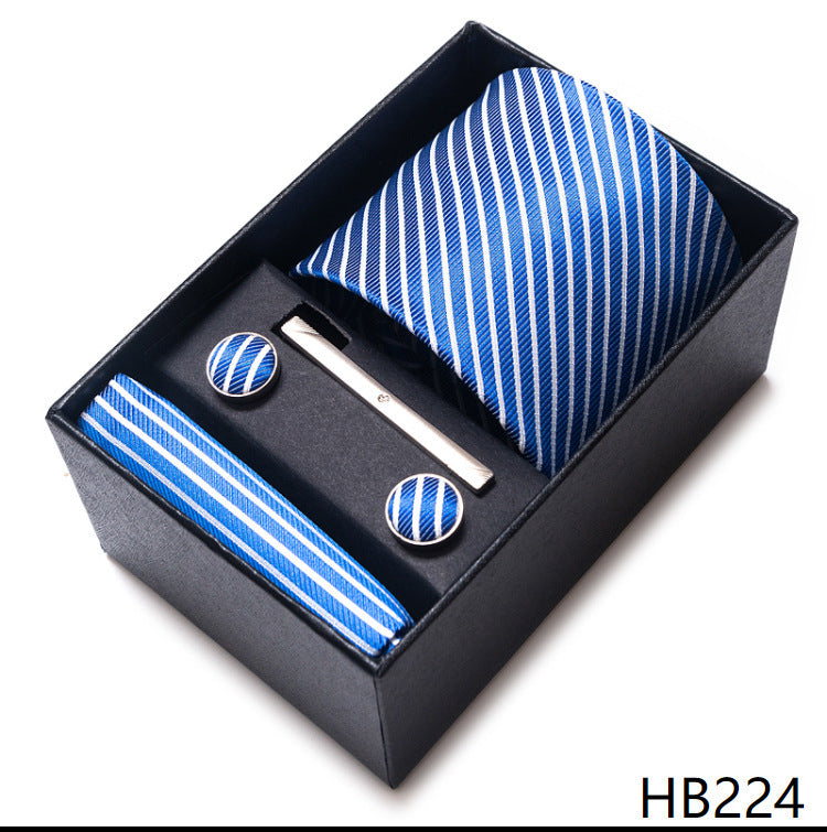 Men's Business Professional Tie Formal Jacquard Yarn-dyed