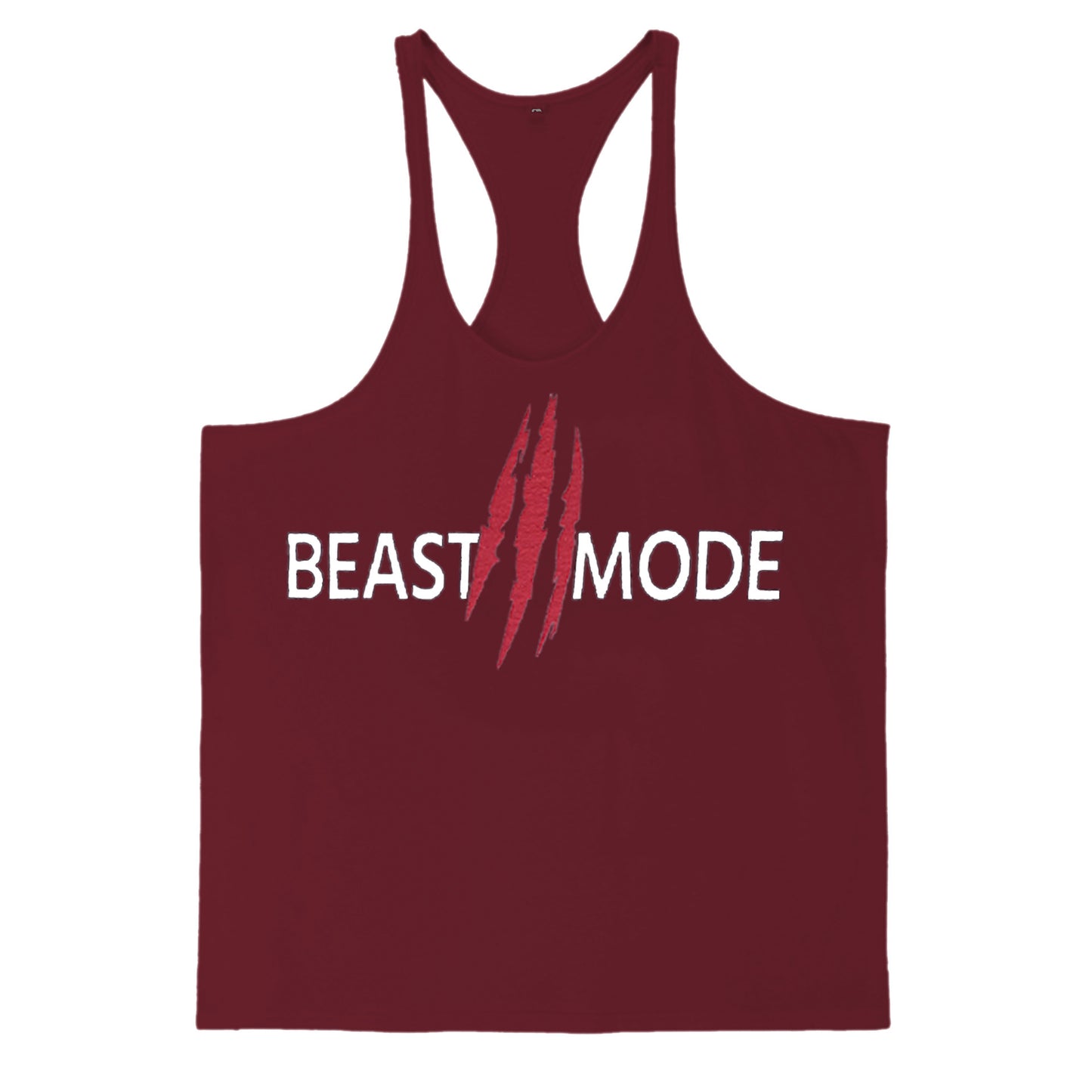 Men's Summer Cotton Fitness Muscle Men's Thin Shoulder Strap I-print Halter Tank top