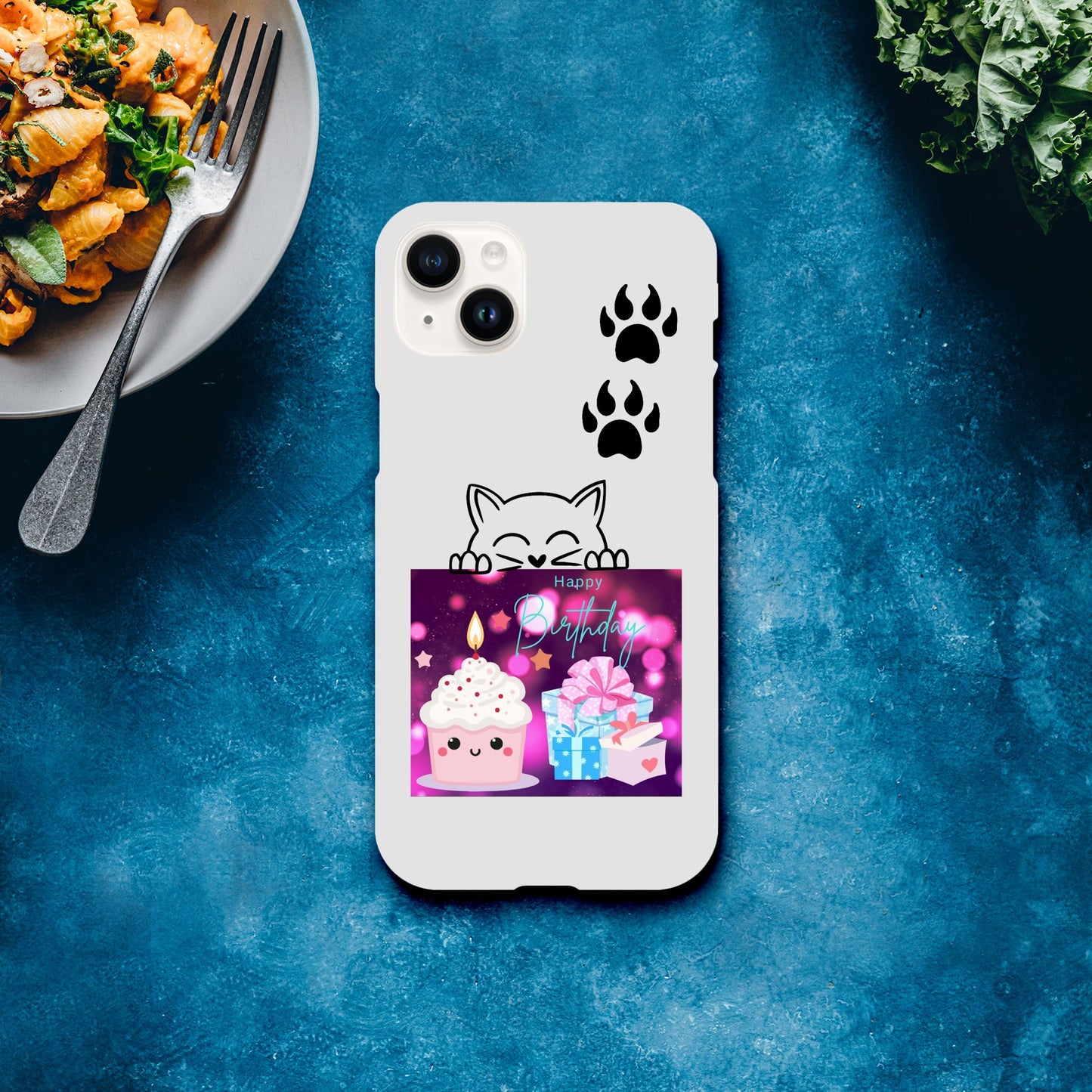 Birthday cupcake Mobile Slim casing Unisex iPhone