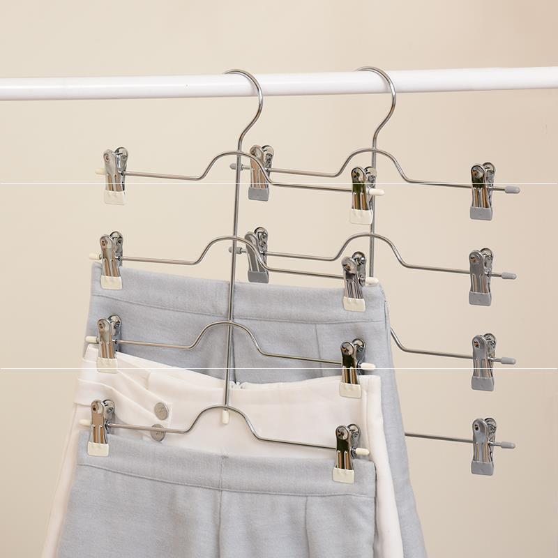 Home multi-layer skirt clip pants rack pants clip hanger