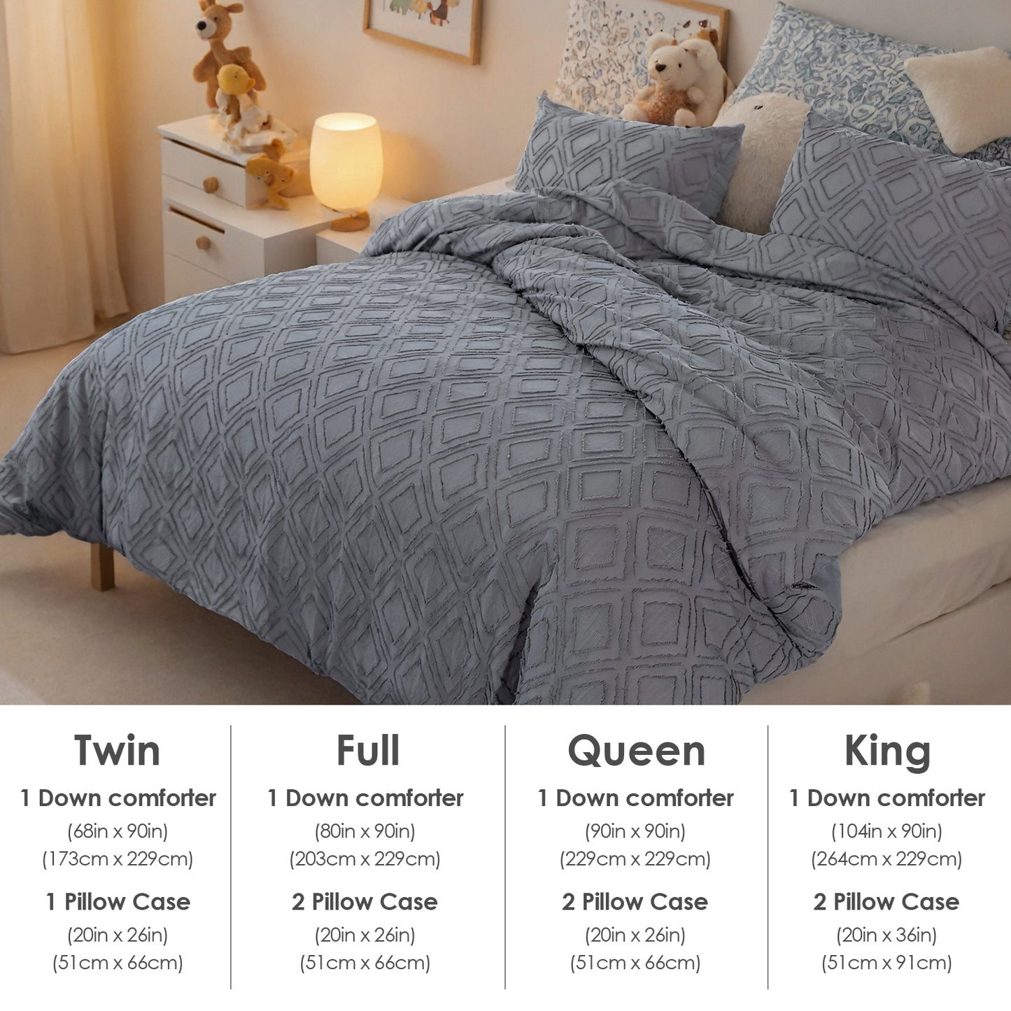 Bohemian Style Quilt Cover Set, Cut Flower Quilt Cover, Tufted Quilt Cover Three-piece Set, One Quilt Cover And Two Pillowcases, Washable And Machine Washable Without Shrinkage, Suitable For Hotels