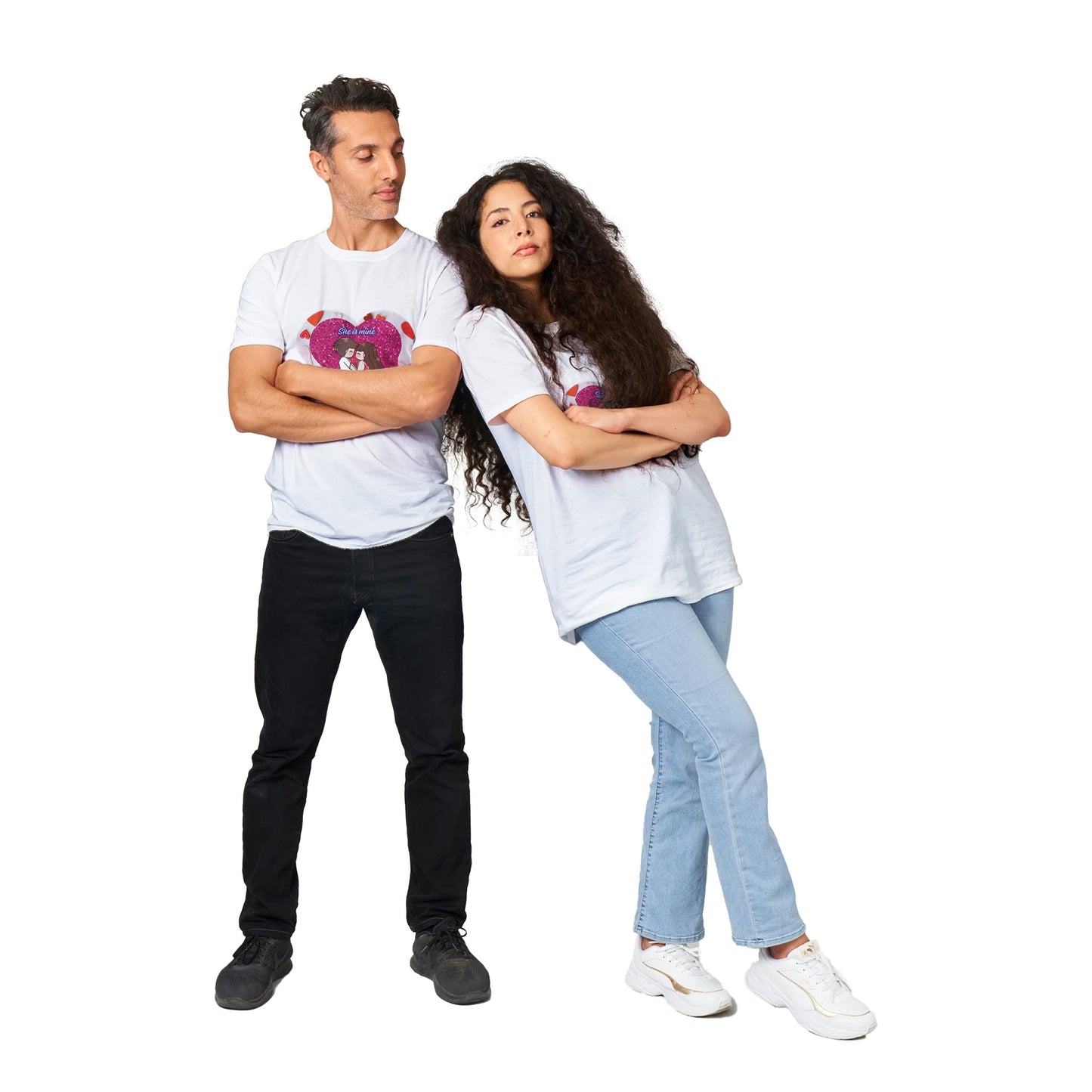 Classic ME Cute Couple Valentine Men T-shirt