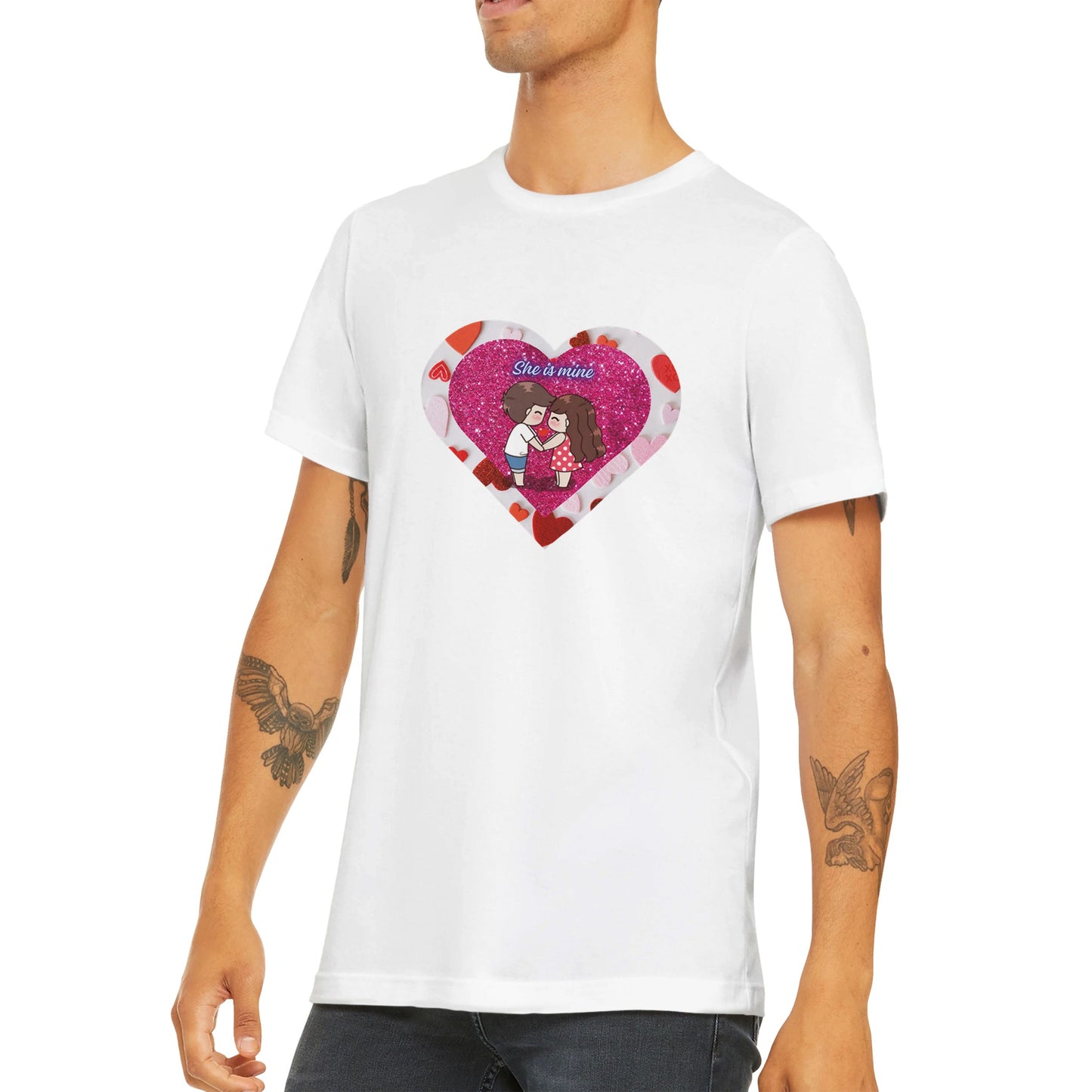 Classic ME Cute Couple Valentine Men T-shirt