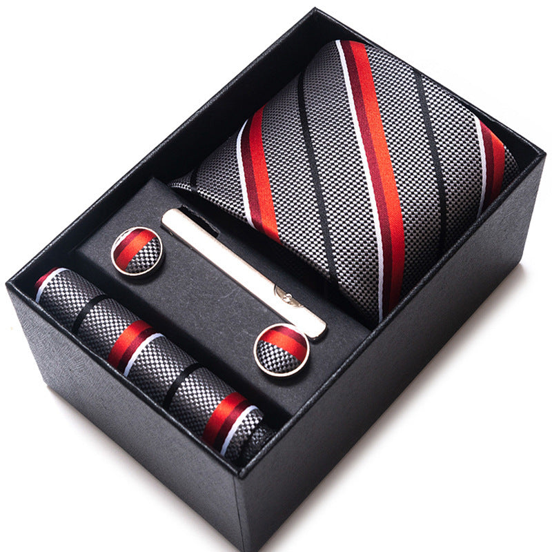 Men's Business Professional Tie Formal Jacquard Yarn-dyed