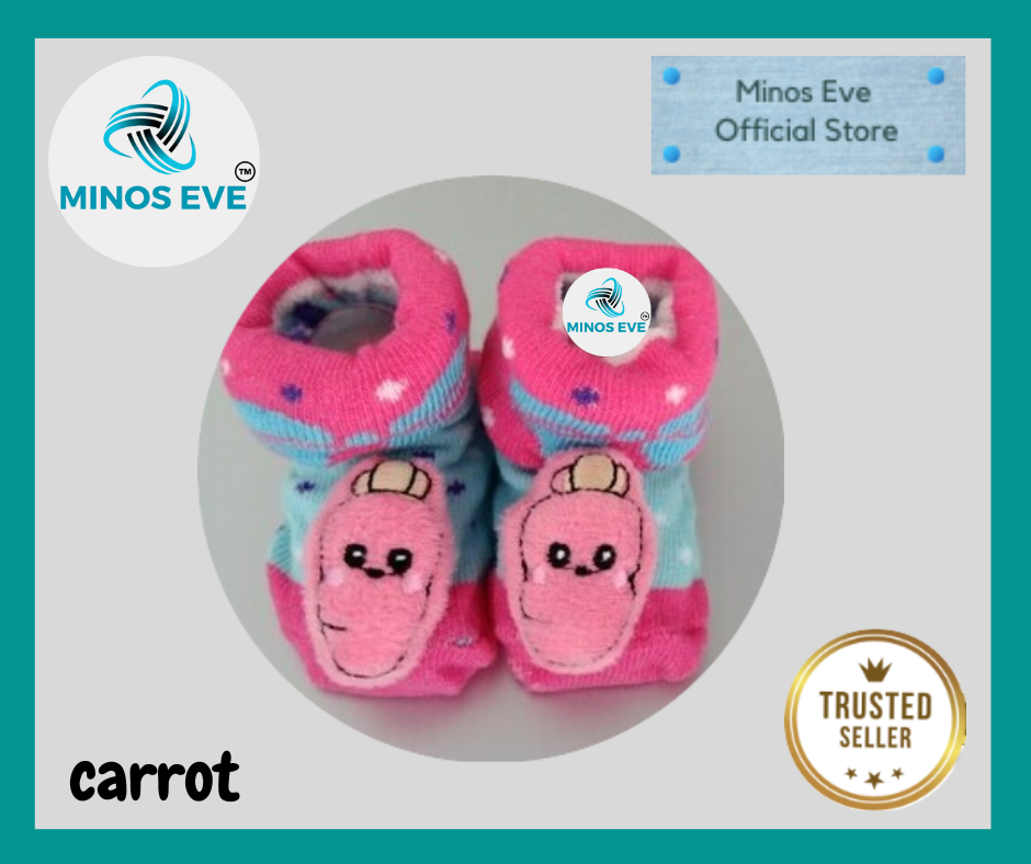 Baby socks with cute 3D designs - Food