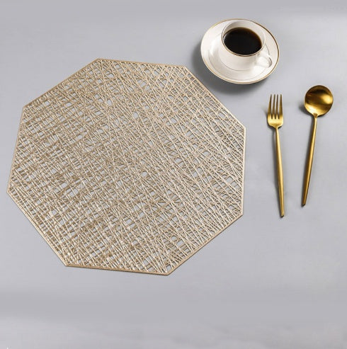 Nordic Round Placemat Solid Color 6pcs set