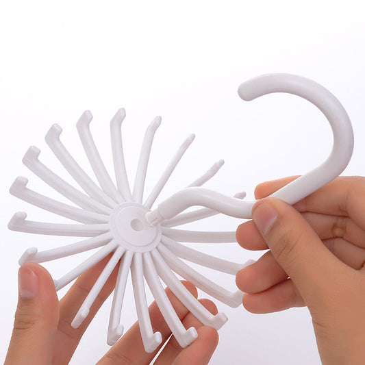 Home Mini Rotatable 20 claw Hanger Multifunctional Plastic hanger