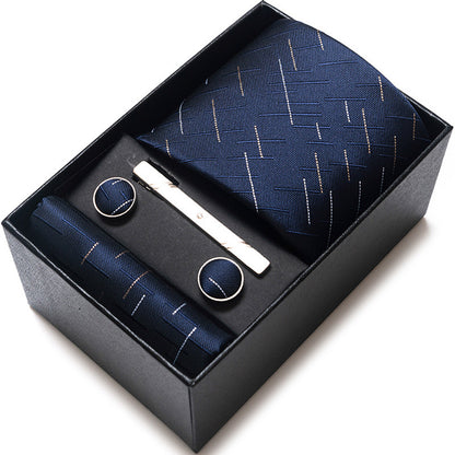 Men's Business Professional Tie Formal Jacquard Yarn-dyed