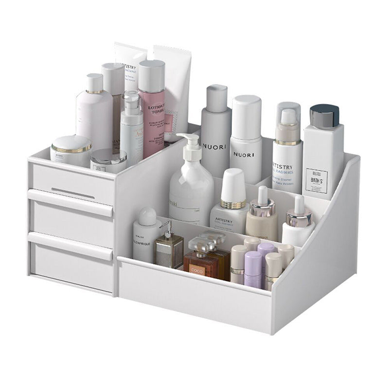 Home storage drawer makeup box dormitory storage shelf makeup skin care dresser desktop storage organizer
