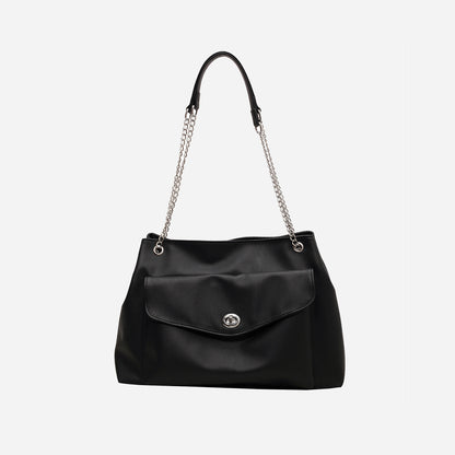 Ladies Bag PU Leather 2stripe Shoulder Bag