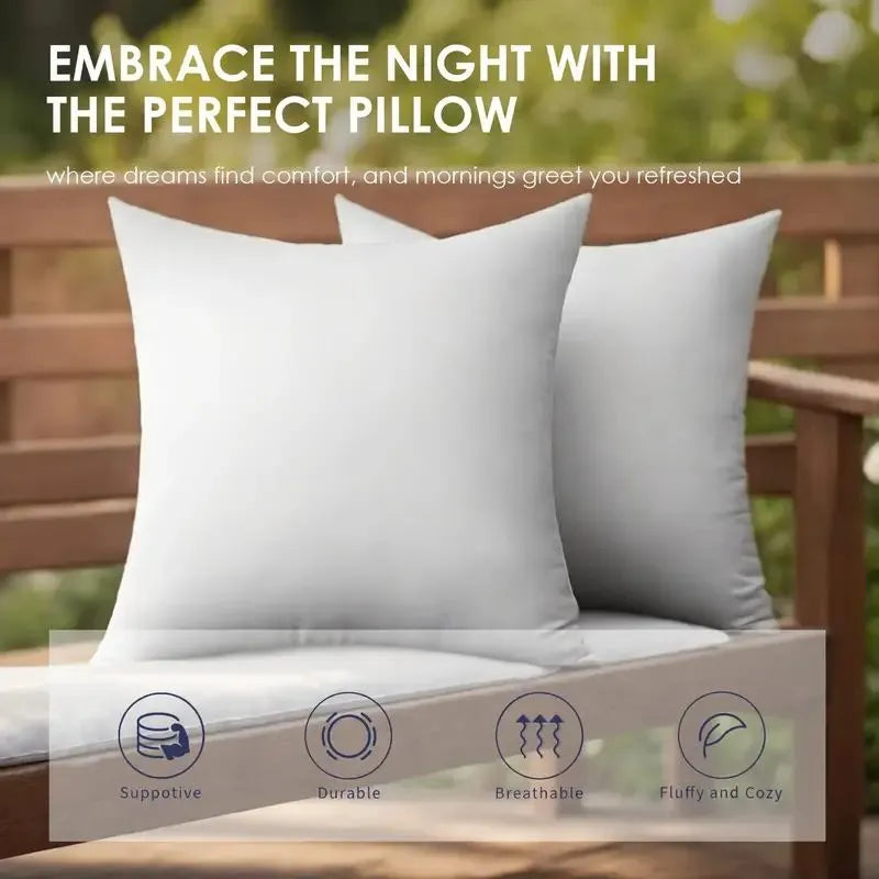 Cushion Inserts Pillows 20"x20" 2pack