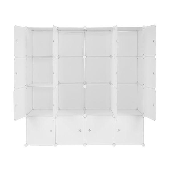 Home 16 Grid 4Level Cube Wardrobe