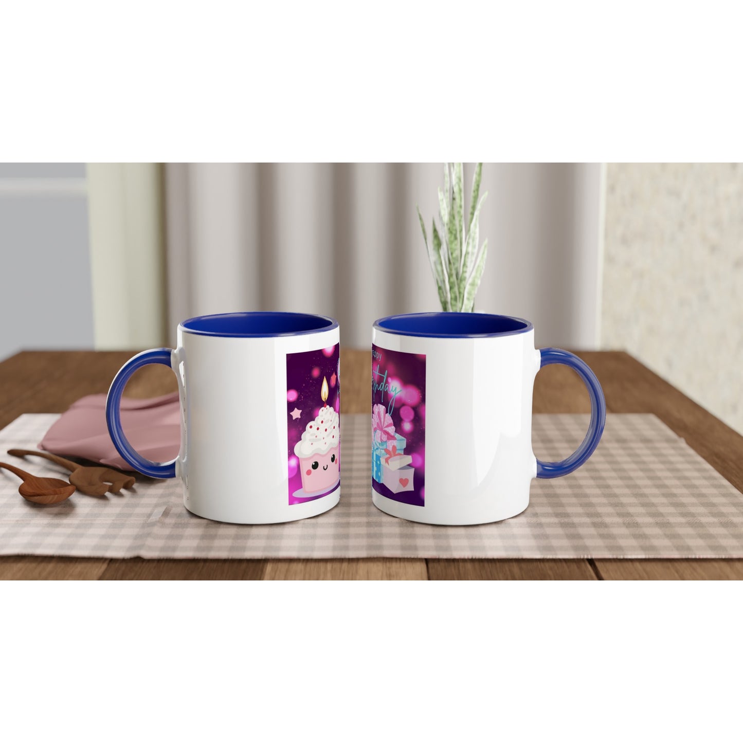 Birthday cupcake Unisex 11oz Ceramic Mug, coffee mug, mugs for gift