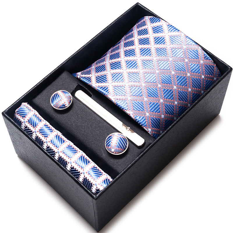 Men's Business Professional Tie Formal Jacquard Yarn-dyed