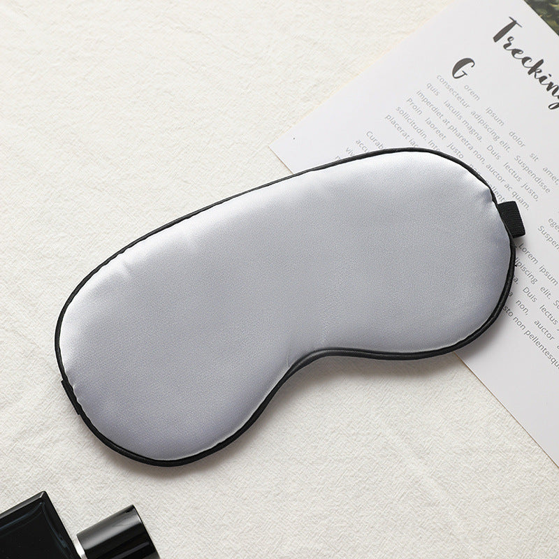 Artificial Silk Sleep Blackout Eye Mask Sleeping Solid Color