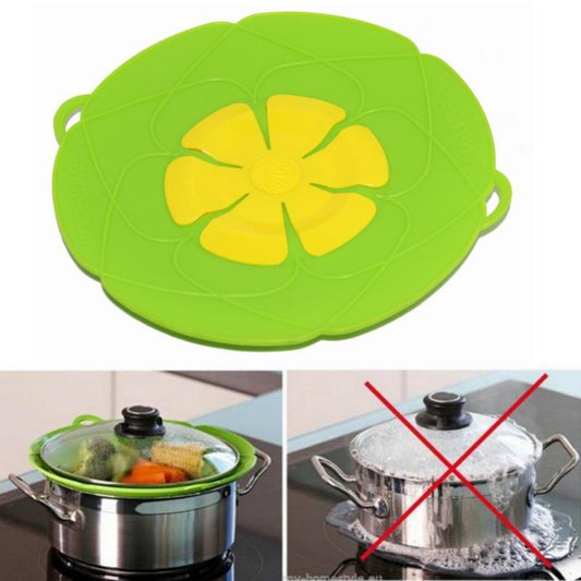 Kitchen Anti-spill boiling lid cover silicone Anti-overflow Lid