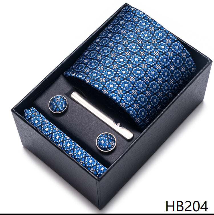 Men's Business Professional Tie Formal Jacquard Yarn-dyed