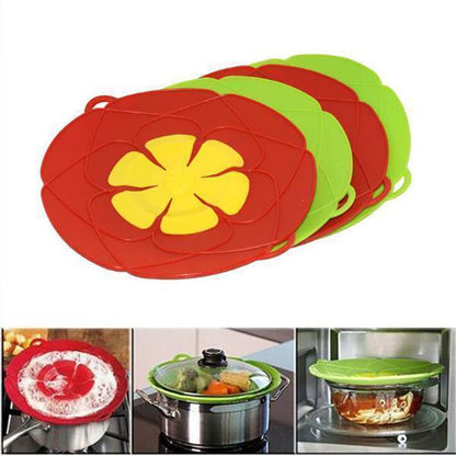 Kitchen Anti-spill boiling lid cover silicone Anti-overflow Lid