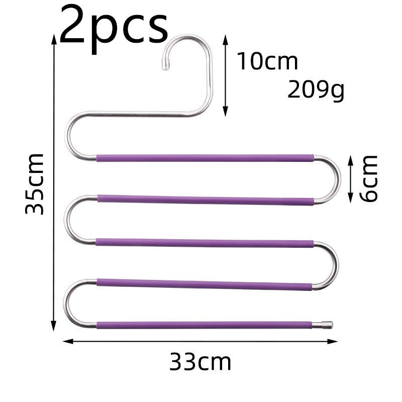 Home Magic non-slip S-type home pants Hanger