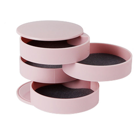 Homes Rotating Multilayer Jewelry Storage Box Necklace Earring Jewelry Container