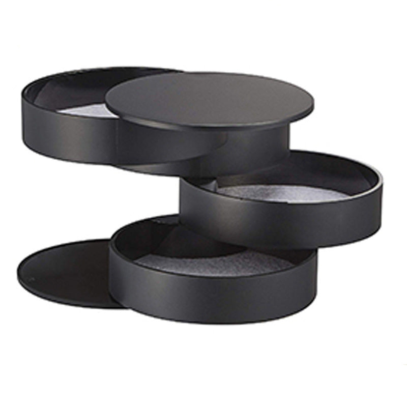 Homes Rotating Multilayer Jewelry Storage Box Necklace Earring Jewelry Container