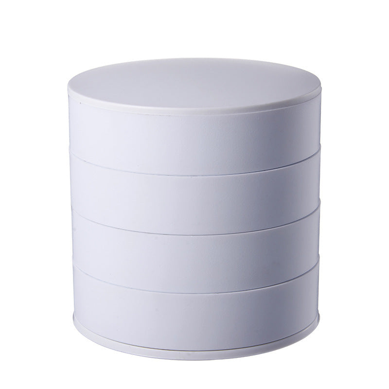 Homes Rotating Multilayer Jewelry Storage Box Necklace Earring Jewelry Container
