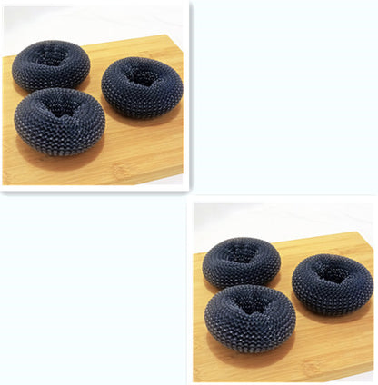 Kitchen Pan Wok Cleaner Press Liquid Brush Dispenser Kitchen Tools