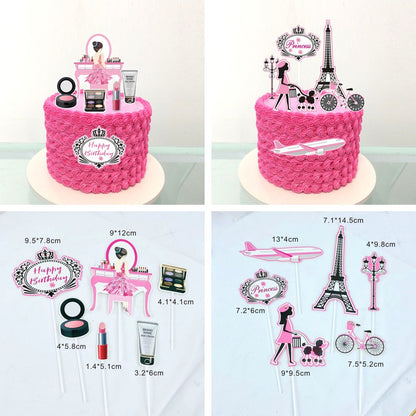 Baking Birthday Cake Decoration Romantic Dessert