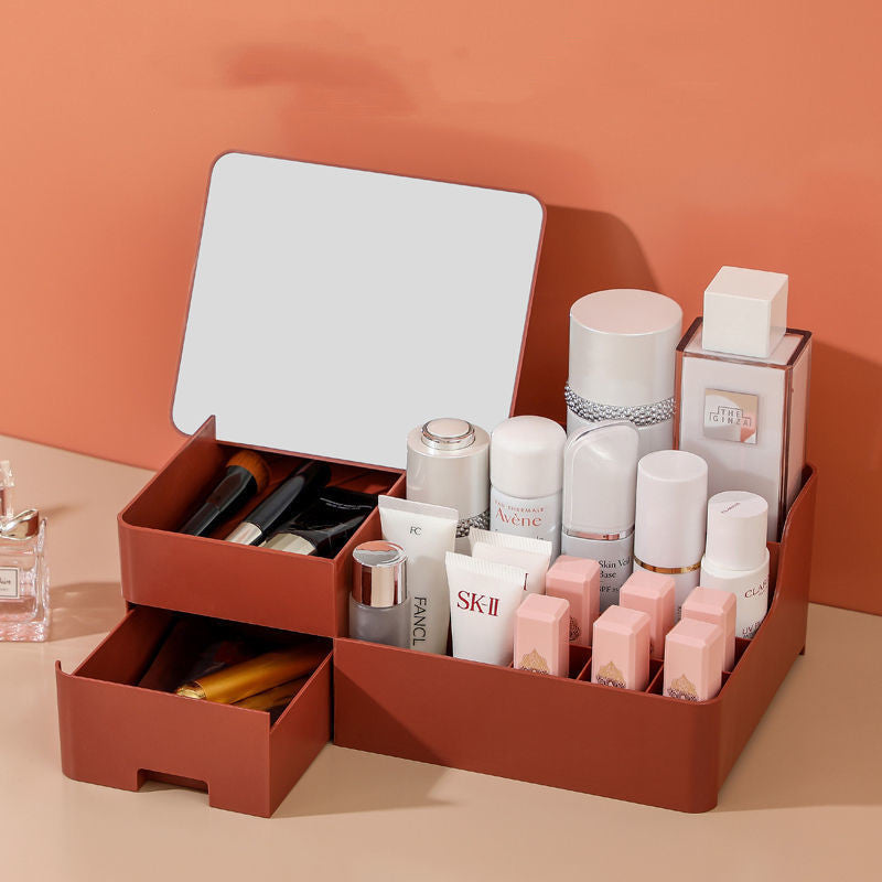 Dressing Table Organizes Mask Lipstick Makeup Brush Drawer Rack