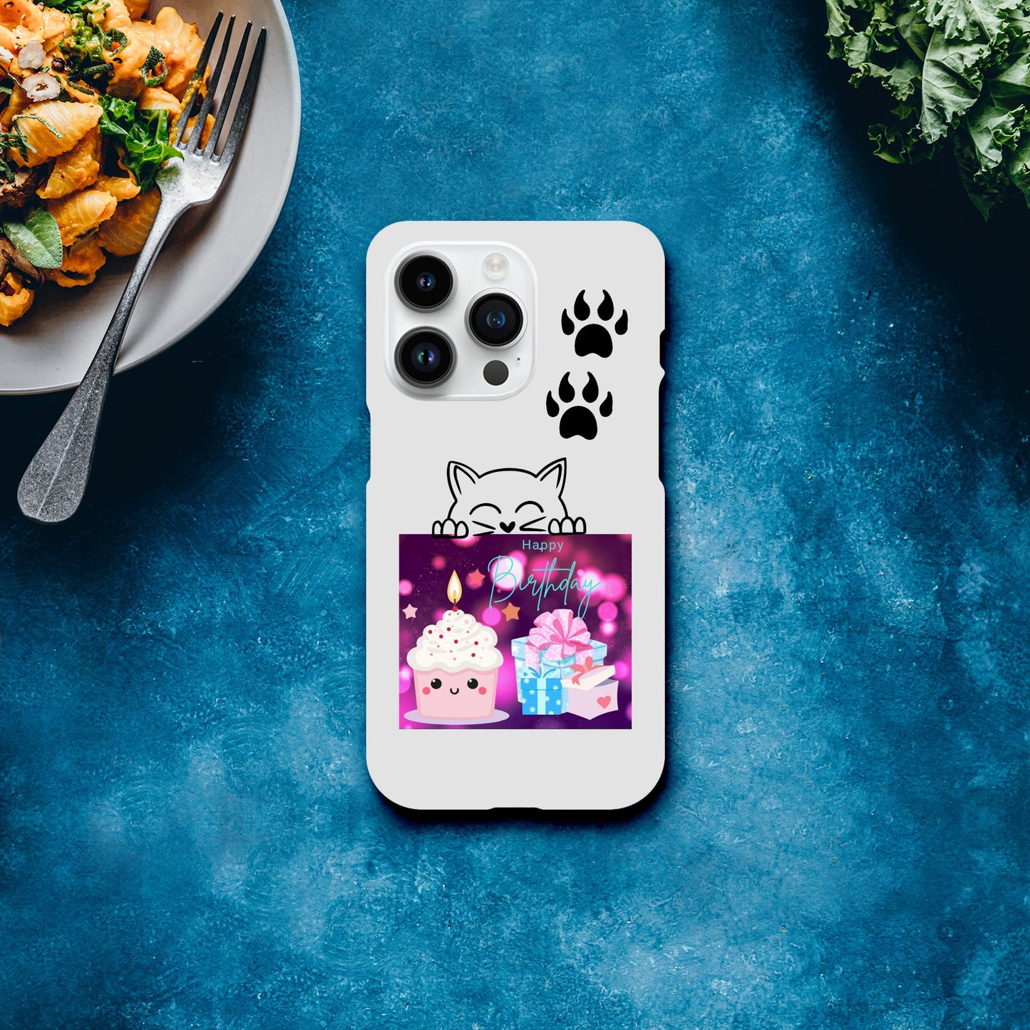 Birthday cupcake Mobile Slim casing Unisex iPhone