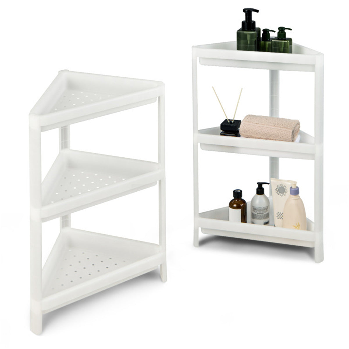 Rack 2-piece corner multi-purpose rack
