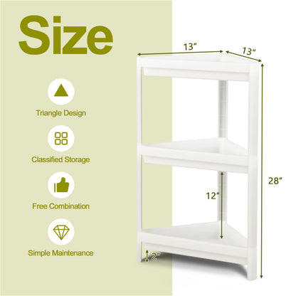 Rack 2-piece corner multi-purpose rack