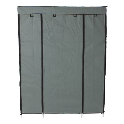 Home 5Layer Portable Closet Storage Organizer Wardrobe Clothes Rack With Shelves