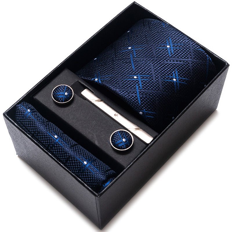 Men's Business Professional Tie Formal Jacquard Yarn-dyed