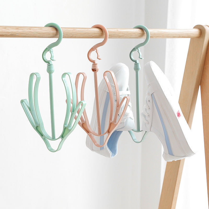 Home Hanger windproof Plain Shoe drying hooks