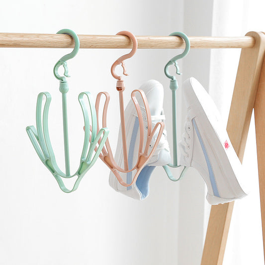 Home Hanger windproof Plain Shoe drying hooks